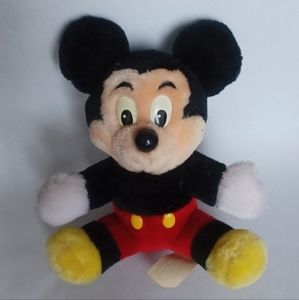 Mickey Mouse Plush Disneyland Walt Disney World Vintage Mickey Mouse 7 inches